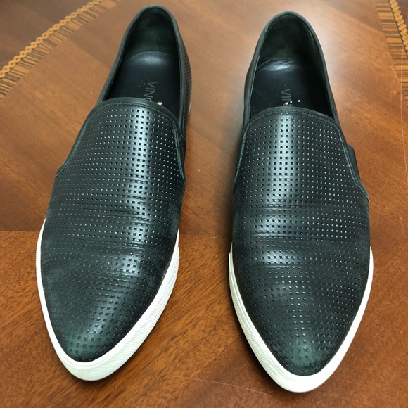 Vince Pierce Leather Slip-Ons - Picture 6 of 6